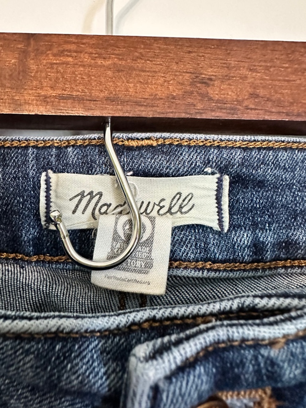 Madewell Midrise Perfect Vintage Jeans Cropped size 20W - Picture 2 of 6